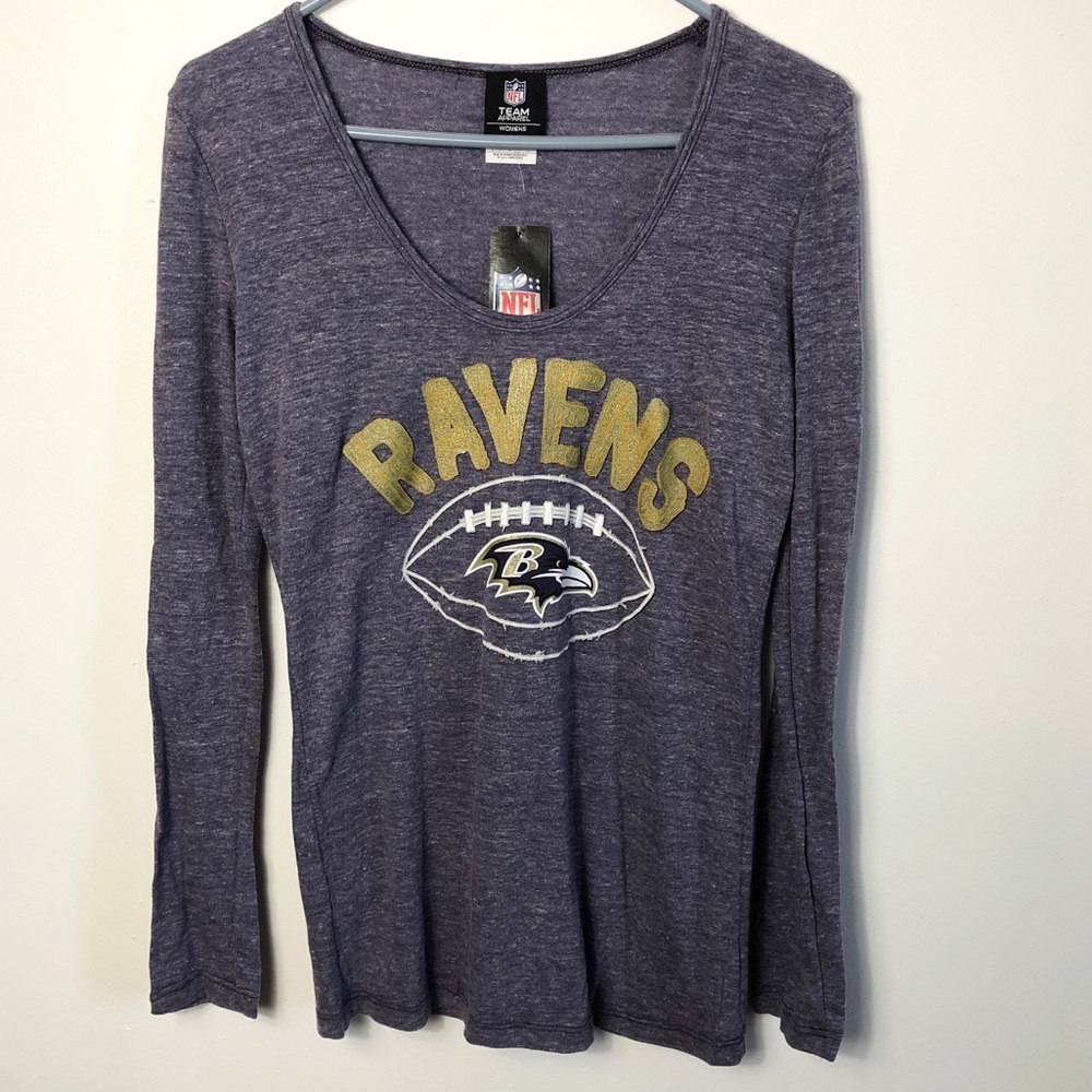 NWT NFL Baltimore Ravens long sleeve tee T-shirt